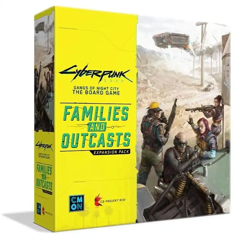 Beställ nu - Cyberpunk 2077 Familjer och Outcasts brädspel