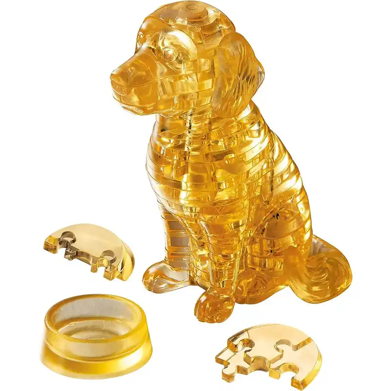 3D Crystal Puzzle Golden Retriever | Storsäljare