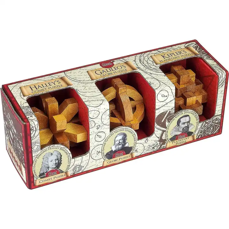 Great Minds Brain Teaser Puzzle (uppsättning av 3) - Nytt hos oss