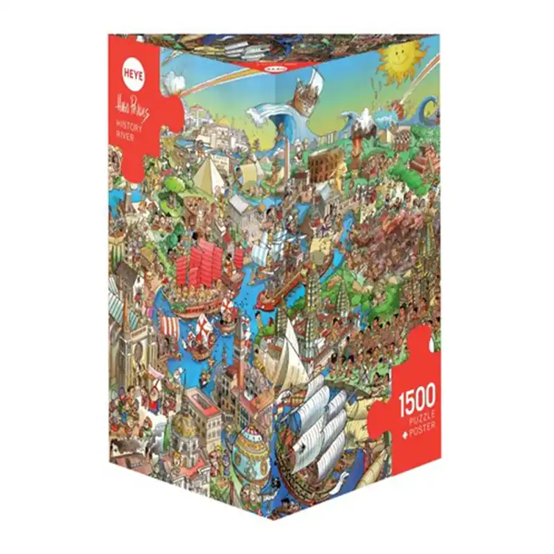 Bara denna vecka | Heye Prades History River Triangular Puzzle 1500st