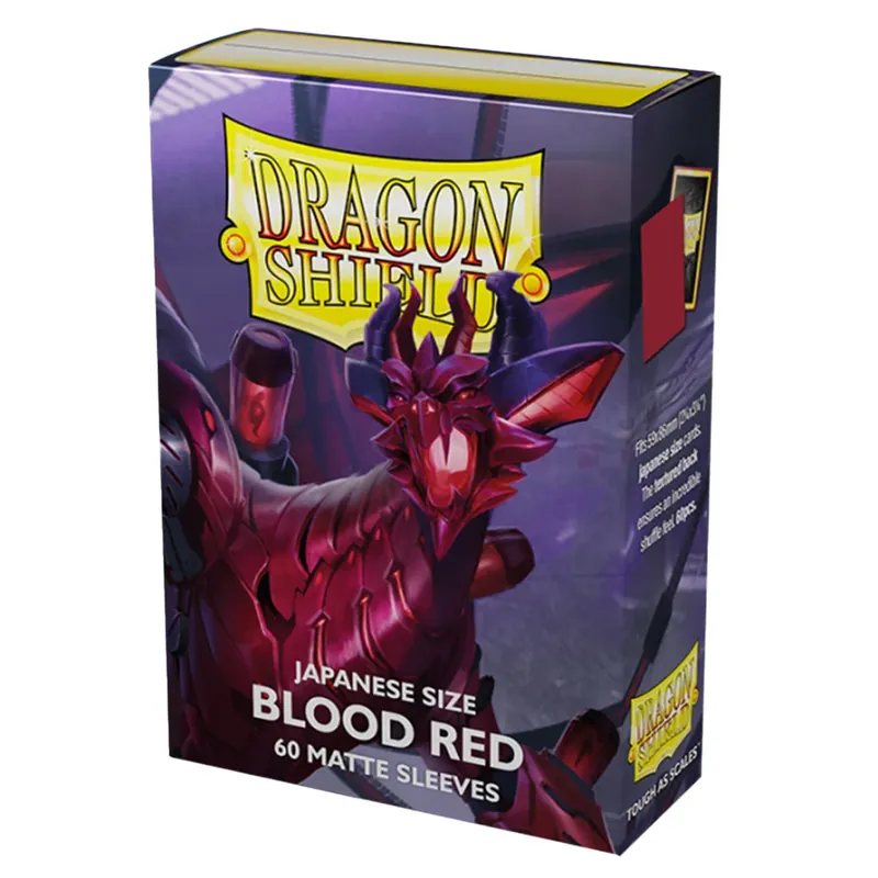 Försäljningssuccé | Dragon Shield Blood Red Matte ärmar 60st