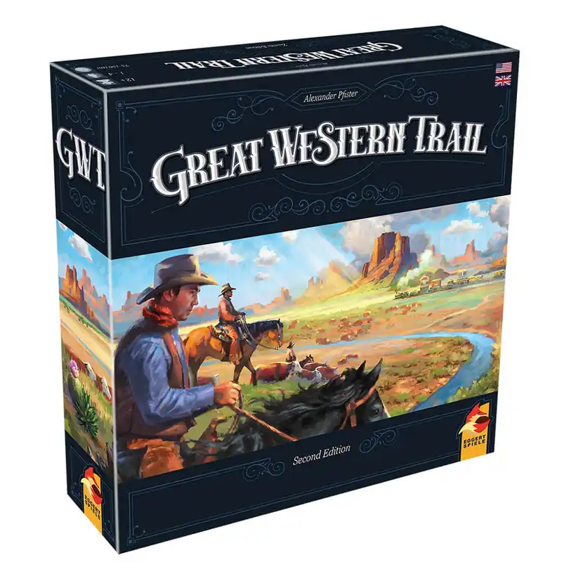 Väl omtyckt - Great Western Trail andra upplagan brädspel