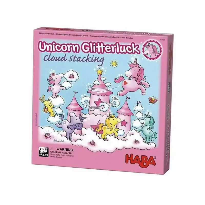 Unicorn Glitterluck Cloud Stacking Board Game | Professionell kvalitet
