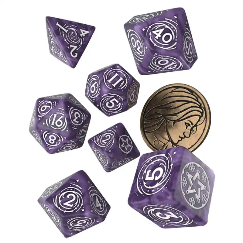 Witcher Dice satte Yennefer Lilac och krusbär - Tryggt köp