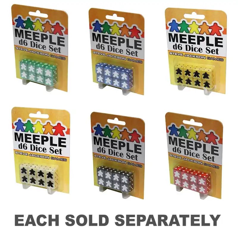 Lågt pris | Meeple d6 tärning