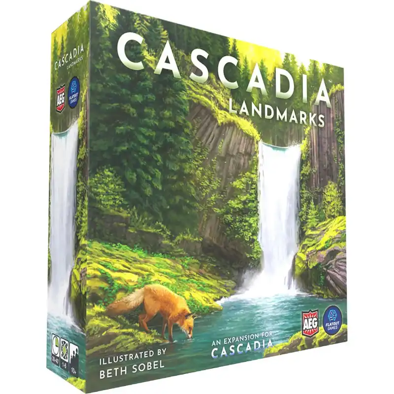 Cascadia Landmarks Expansion Game - Snart slut