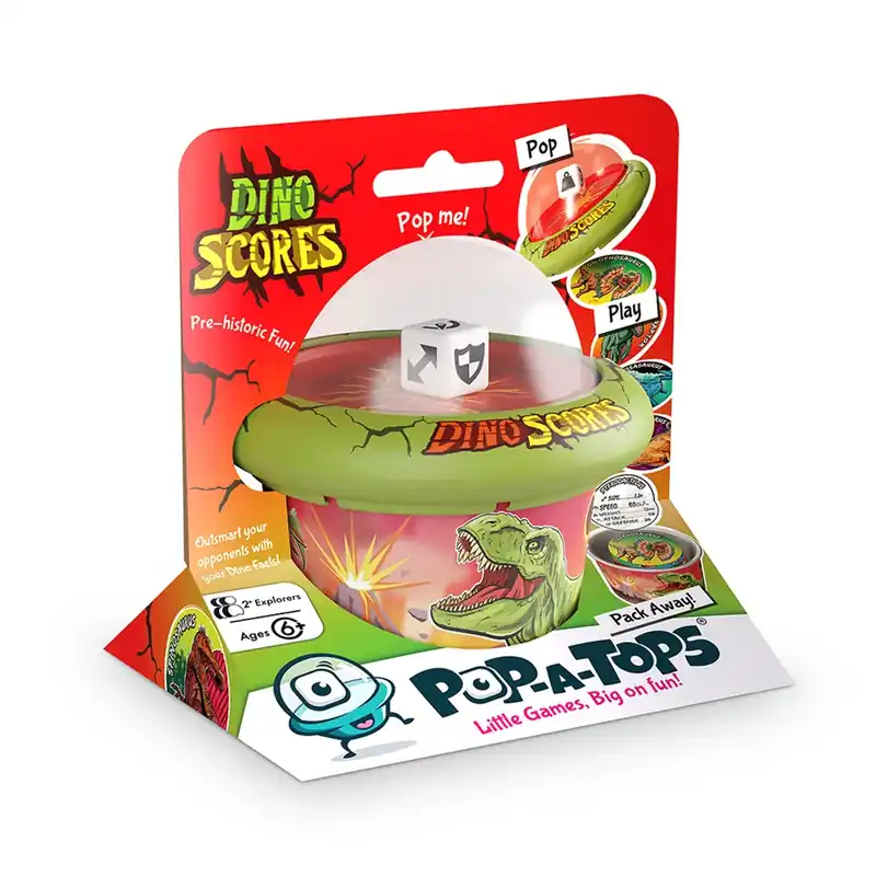 Pop-A-Tops Dino Scores Game - Lågt pris