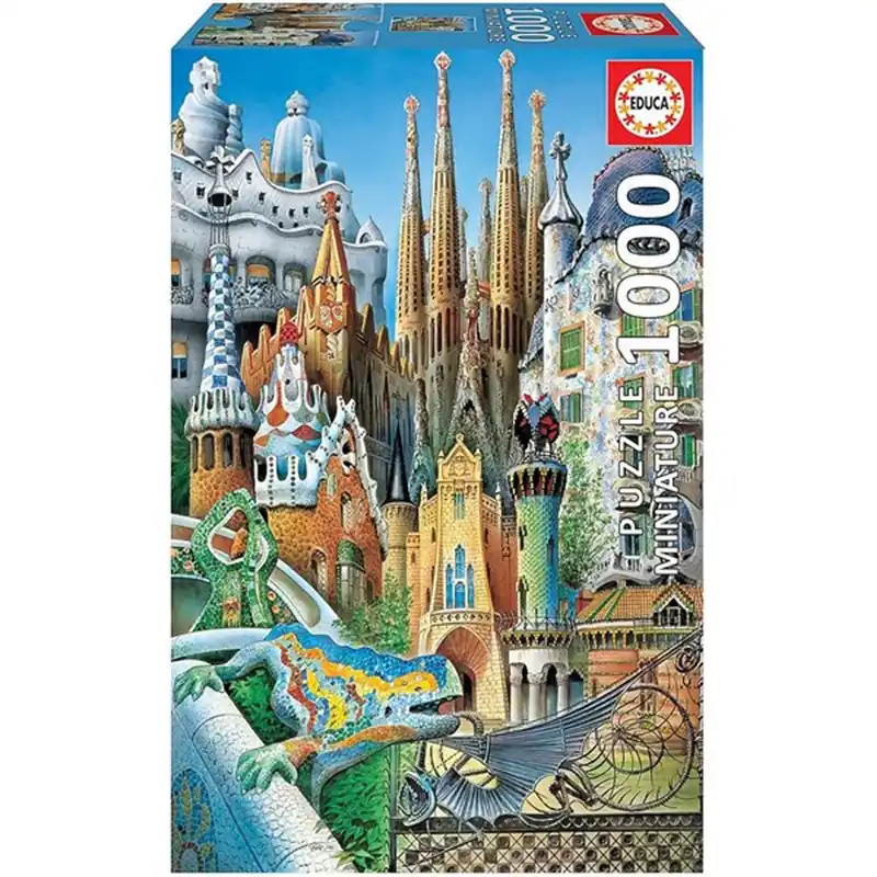 Toppsäljare - Educa Gaudi Collage Miniature Jigsaw Puzzle 1000pcs