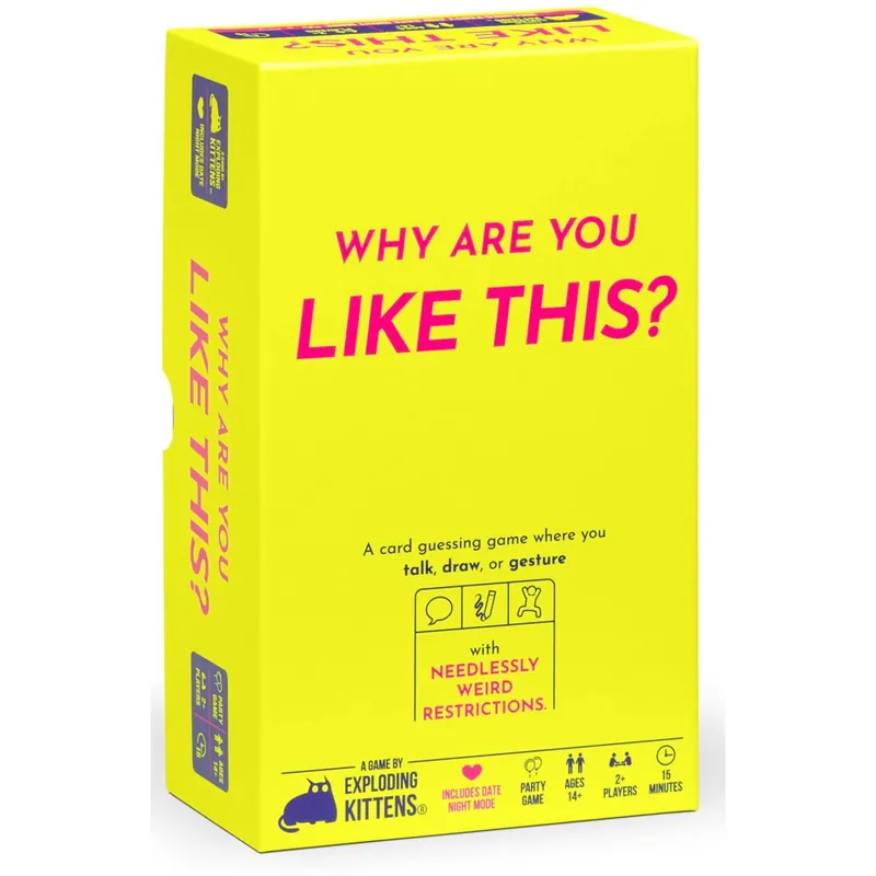 Why Are You Like This? (by Exploding Kittens) Party Game - Ta chansen
