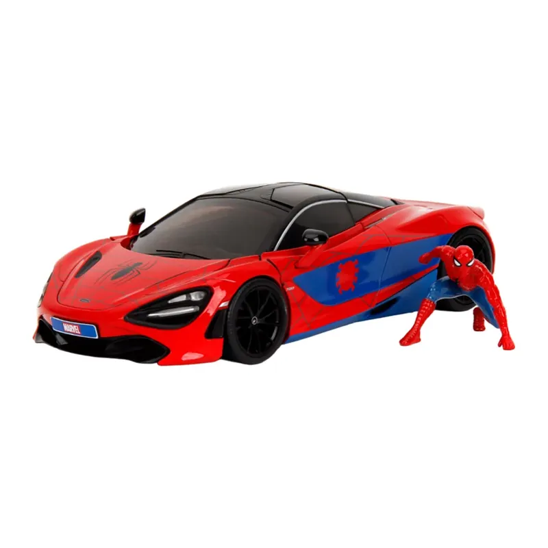 Spider-Man with McLaren 720S 1 24 Scale Vehicle Set | Bra pris just nu