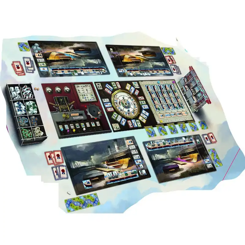 Mycket uppskattad - Shipyard Wooden Parts Strategy Game