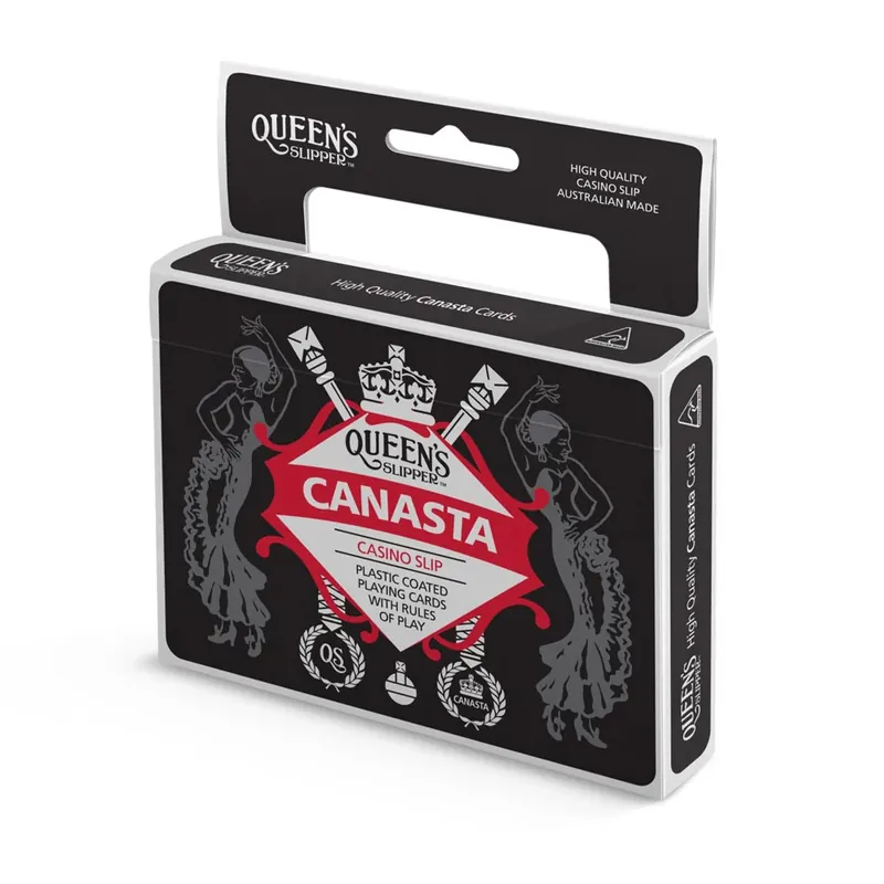 Endast ett fåtal kvar | Queens Slipper Canasta Double Pack Playing Cards (Box of 6)