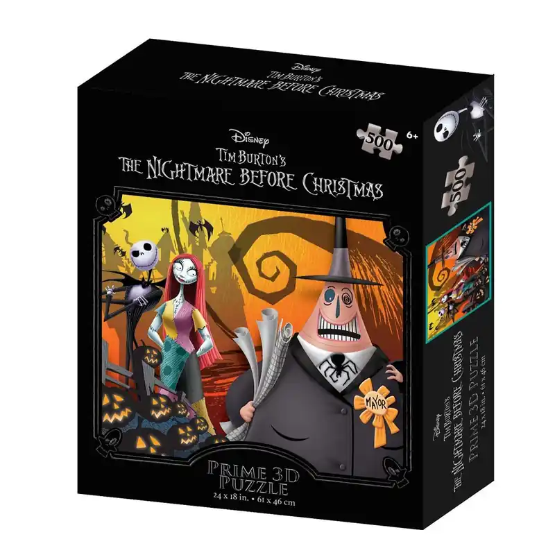 Reapris | Prime3D Nightmare Before Christmas 500-Piece 3D Puzzle