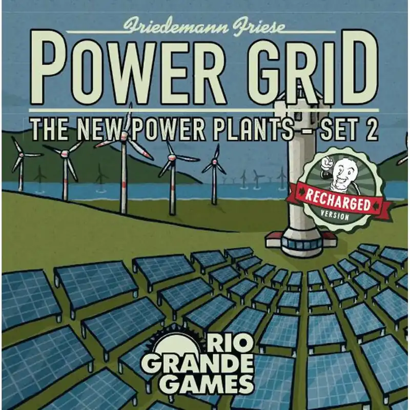 Extra rabatt - Power Grid New Power Plants Set 2 Expansion Game (Recharged)