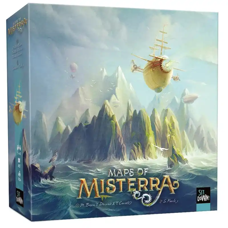 Maps of Misterra Strategy Game - Nyhet i sortimentet