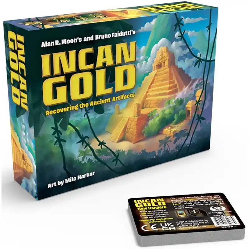 Incan Gold 2024 Edition Inc New Dangers Expansion Game - Kanonpris