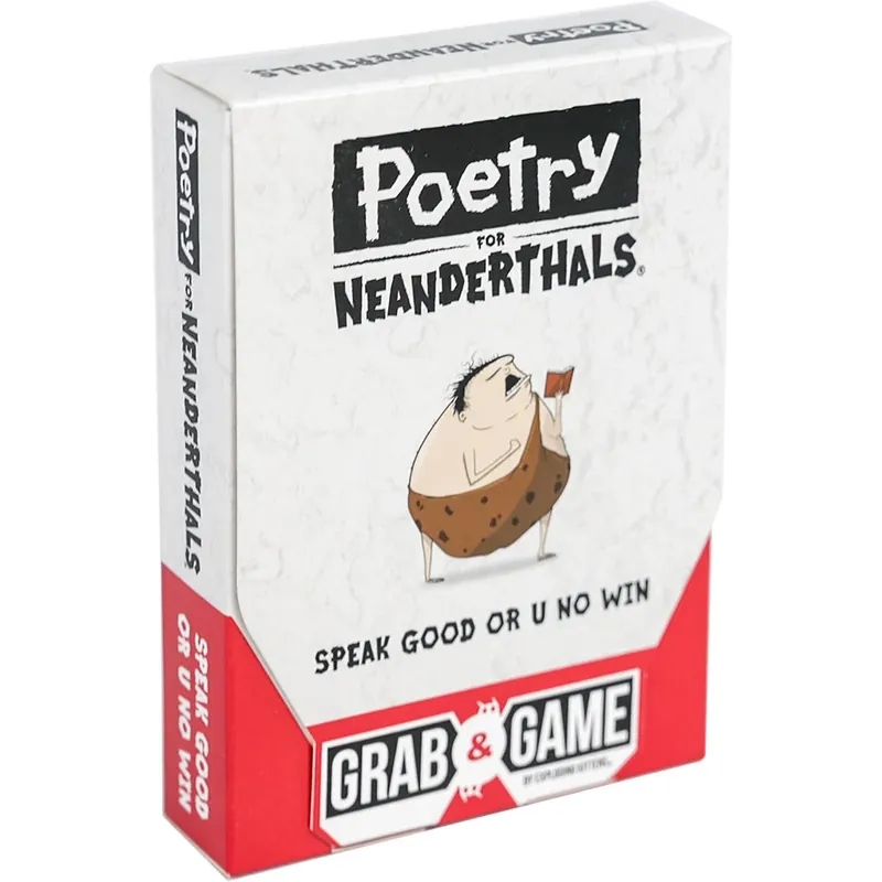 Endast idag | Grab & Game Poetry for Neanderthals Party Game