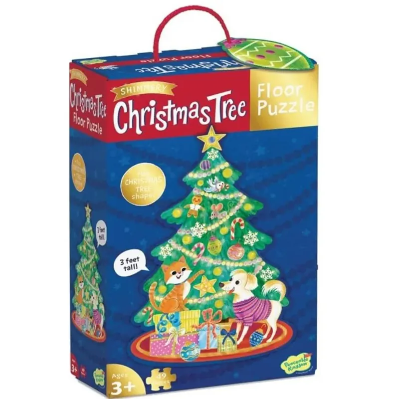 Specialerbjudande - Christmas Tree 49-Piece Floor Puzzle