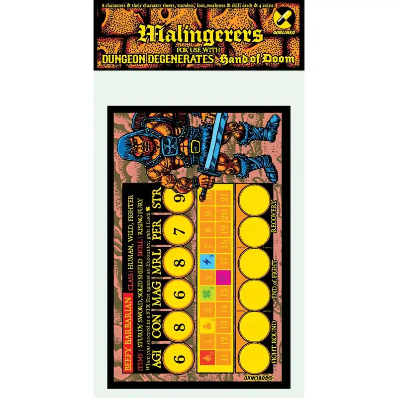 Dungeon Degenerates Malingerers Expansion Game - Under begränsad tid