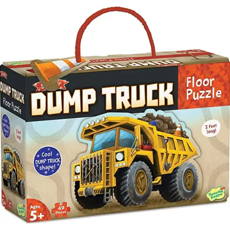 Bästa pris - Dump Truck 49-Piece Floor Puzzle