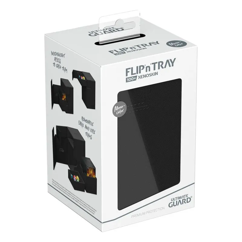 Ultimate Guard Flip N Tray 100+ Xenoskin Deck Box (svart) - Kan beställas online