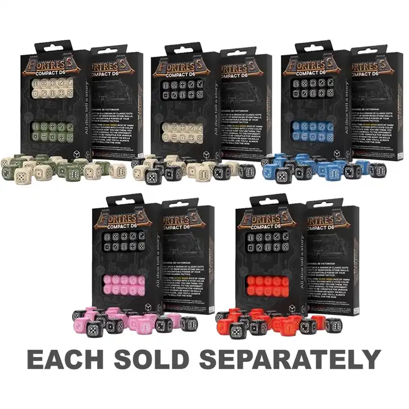 Q Workshop Fortress Compact D6 Set | Superpris