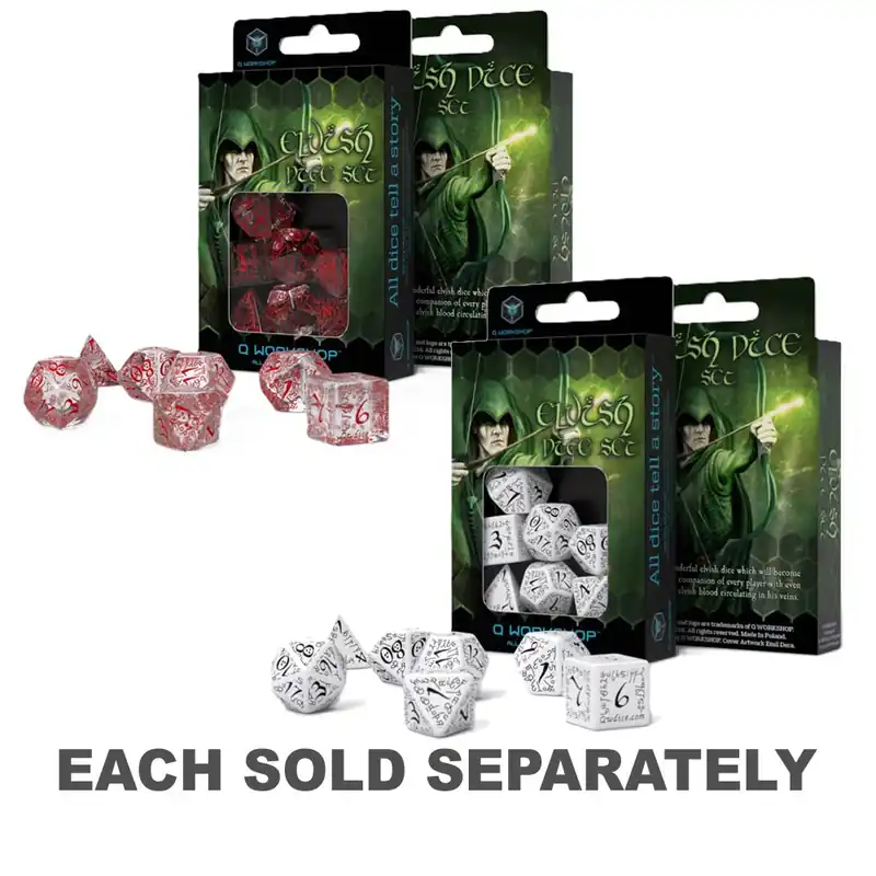 Expressfrakt - Q Workshop Elvish Dice Set 7st
