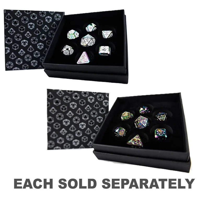LPG Metal RPG Leadlight Dazzle Dice Set | Spara nu