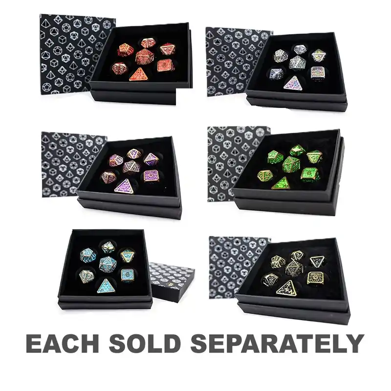 Toppsäljare - LPG Metal RPG Draco Bright Dice Set