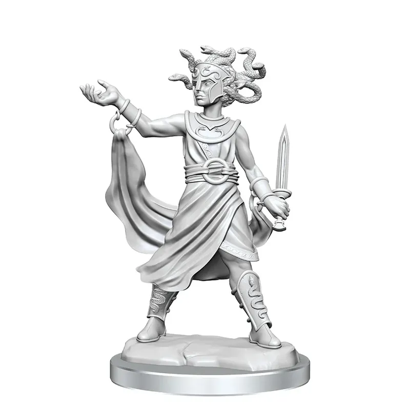 Endast idag | D & D Frameworks Medusa Miniature Figur
