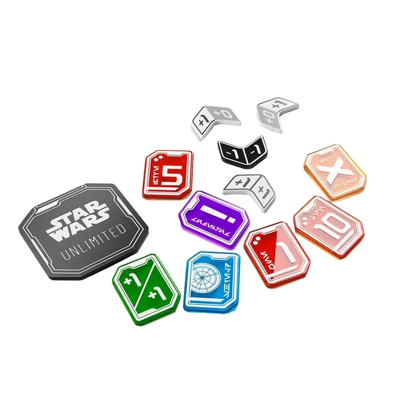 Gamegenic Star Wars Unlimited Acrylic Tokens - Bra pris just nu