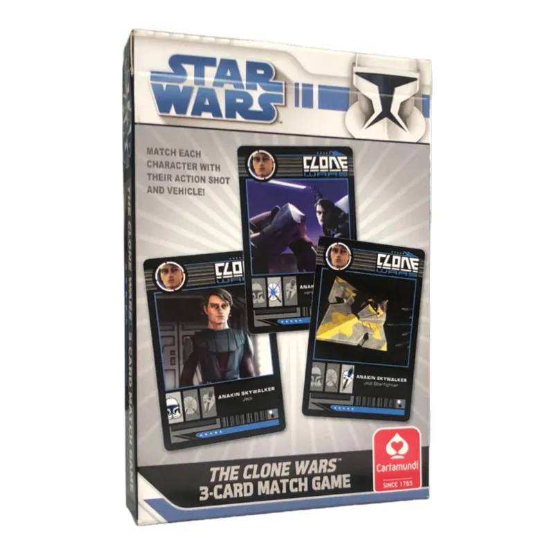 Gratis retur | Star Wars The Clone Wars 3 Card Match Tuckbox