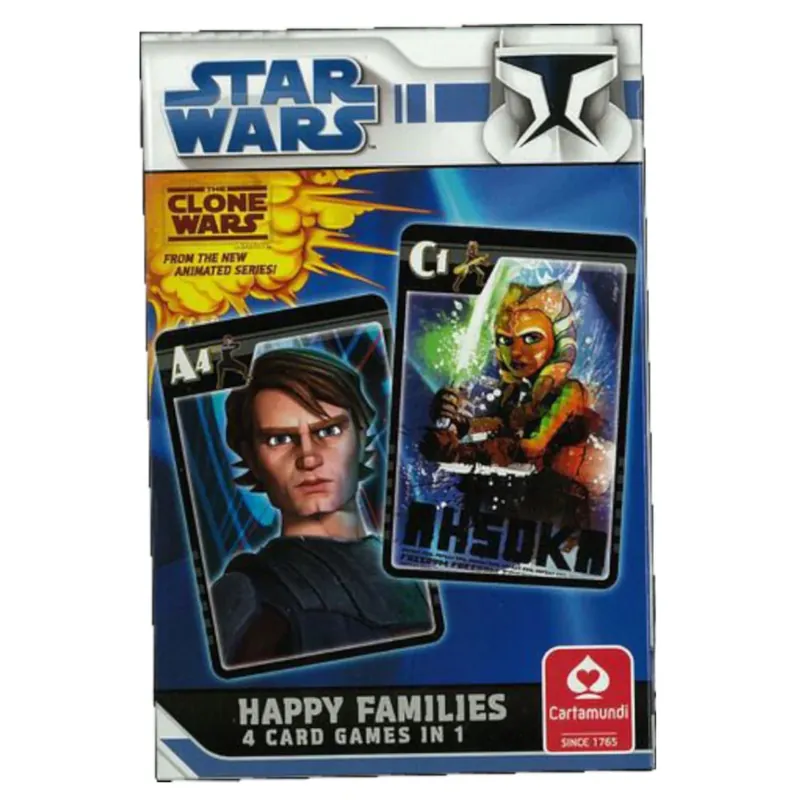 Star Wars The Clone Wars Happy Families Tuckbox - Premium