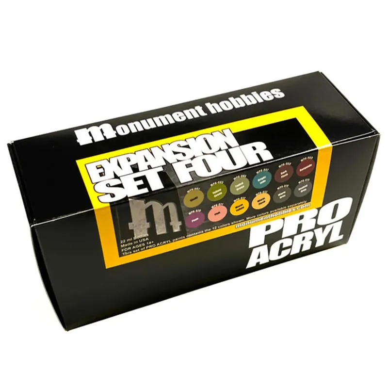 Monument Pro Acryl 12 färger Expansion Set | Nytt hos oss