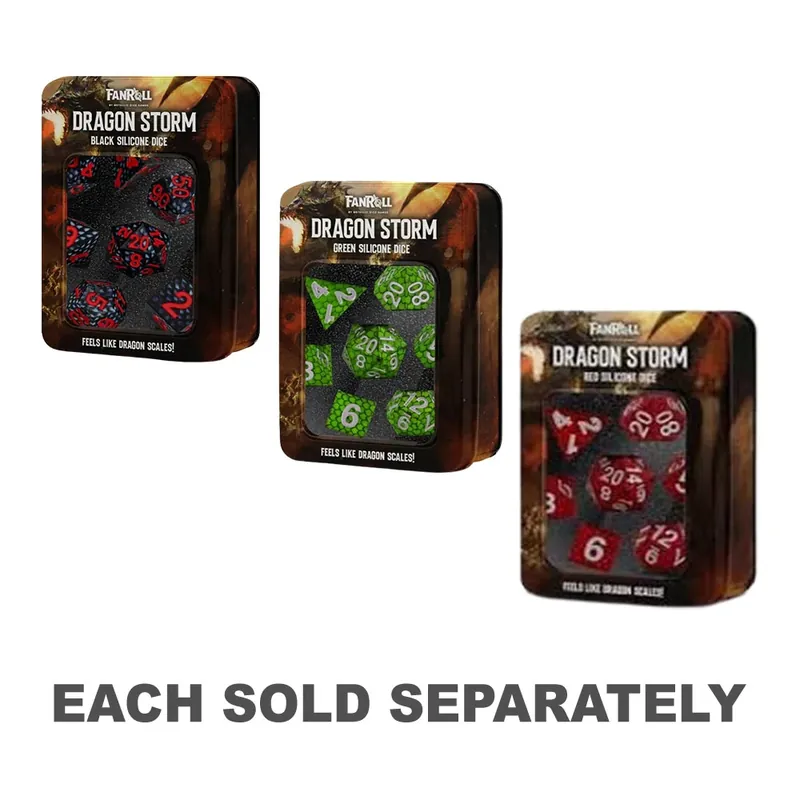 Få kvar i lager - MDG Dragon Storm Scale Silicone Dice Set 16mm