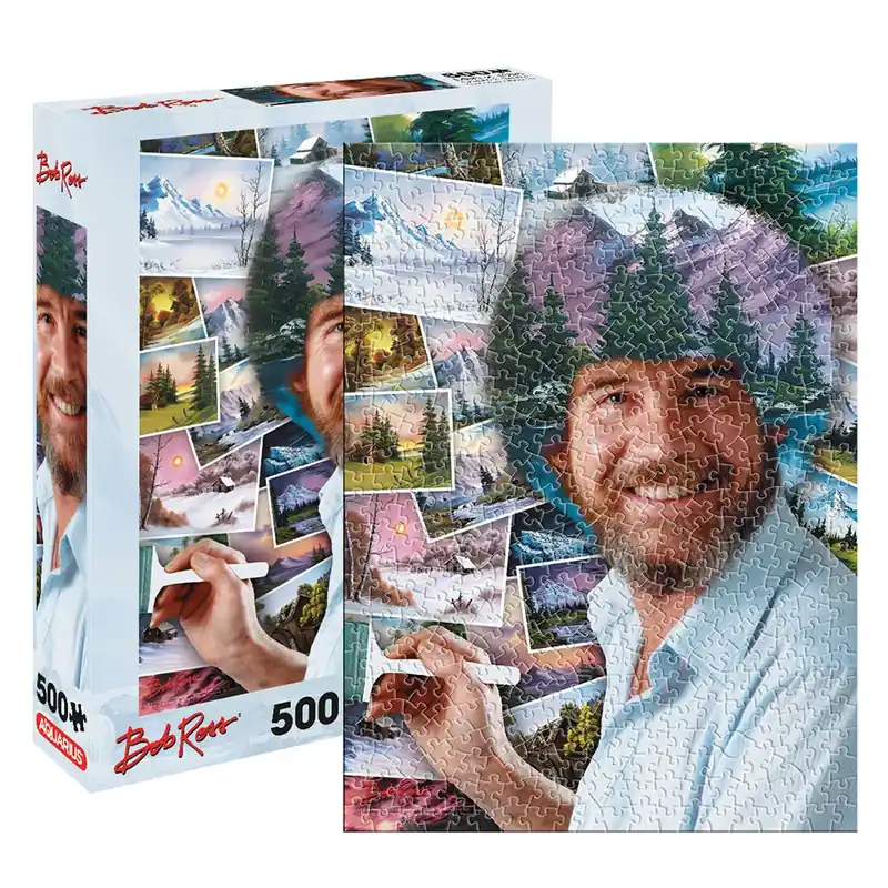 Topprodukt - Vattumannen Bob Ross Afro 500 st pussel