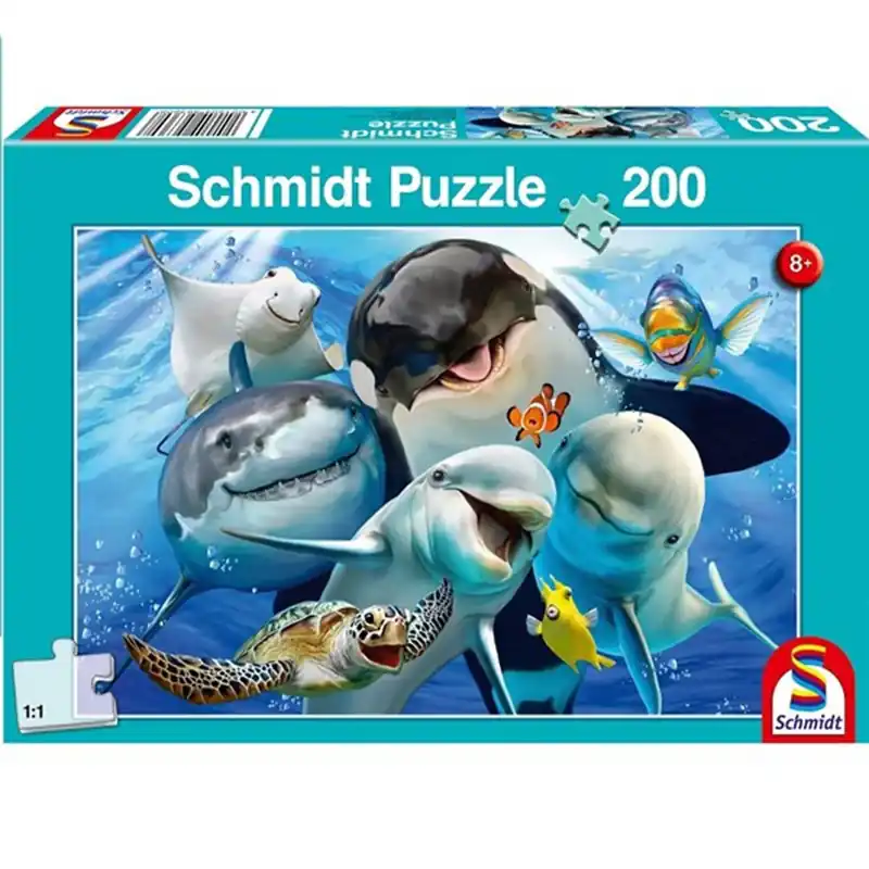 Nästan slut - Schmidt Underwater Friends Puzzle 200st