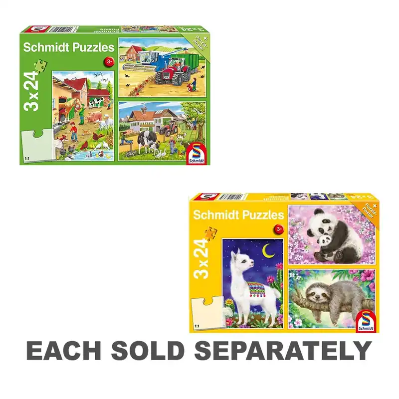 Få kvar i lager | Schmidt Puzzle Poster 3x24pcs
