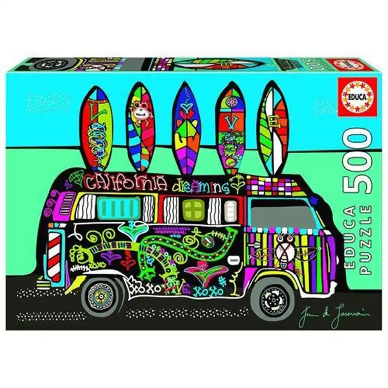 Enkel retur | Educa California Dreaming Jigsaw Puzzle 500st