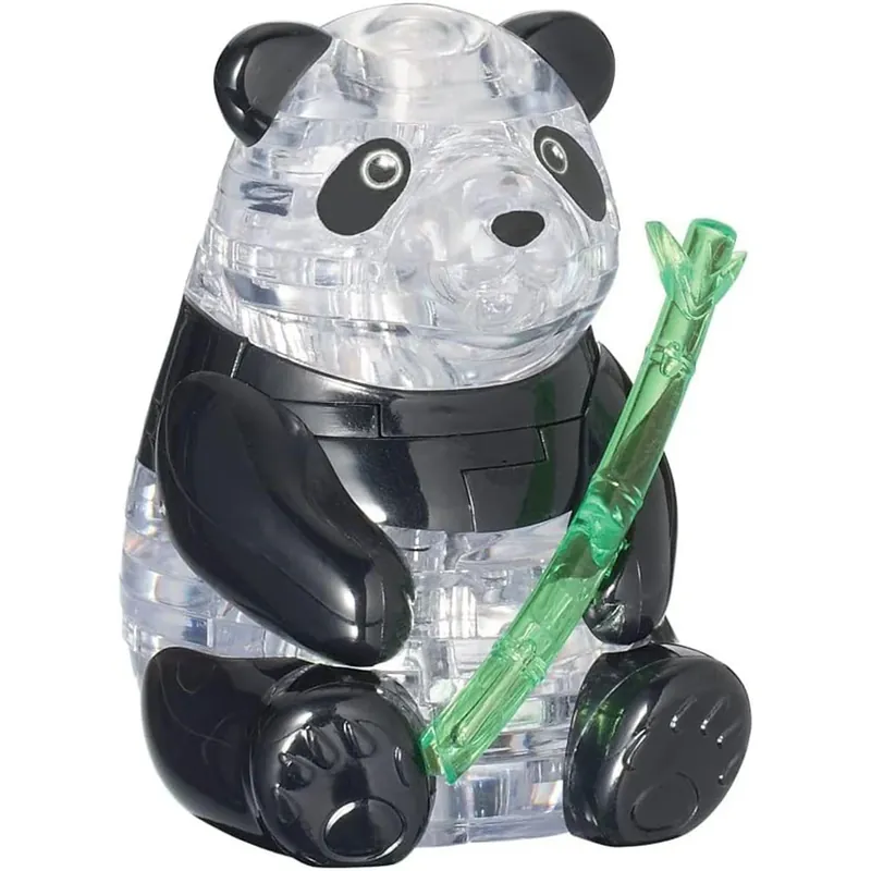 3D Crystal Puzzle Panda 42 st - Kundfavorit