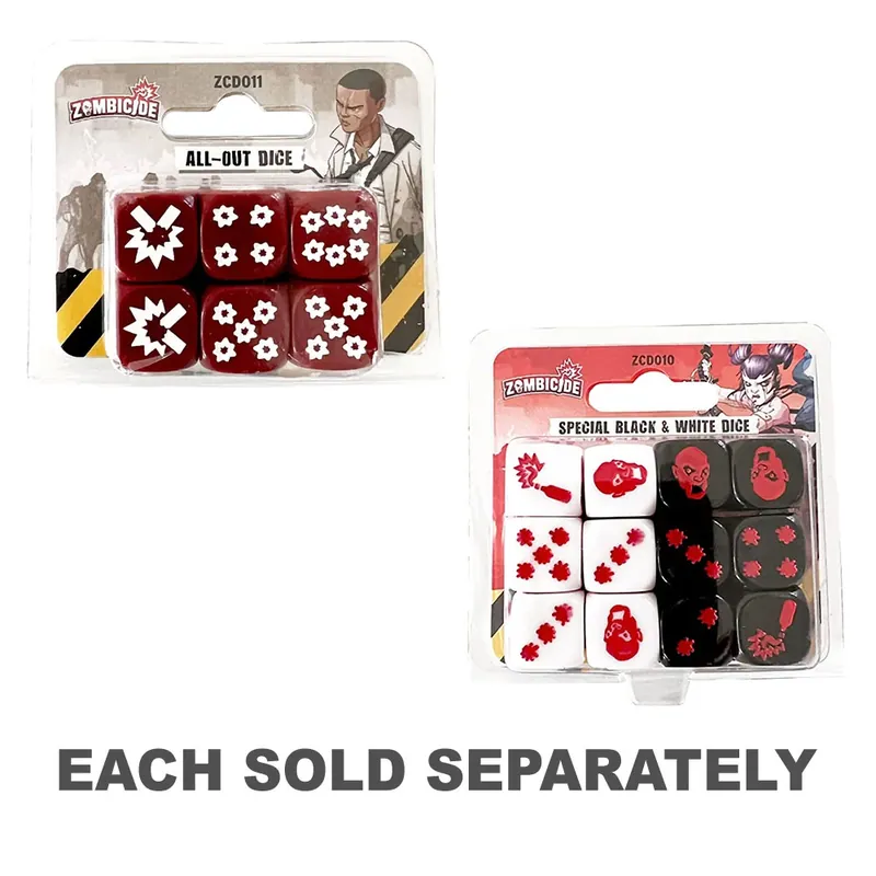 Zombicide 2nd Edition Dice Pack | Hög kvalitet