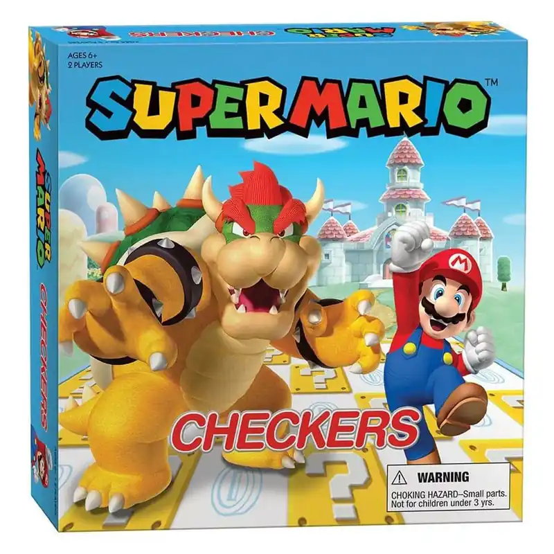 Super Mario Vs. Bowser Checkers brädspel - Spara nu