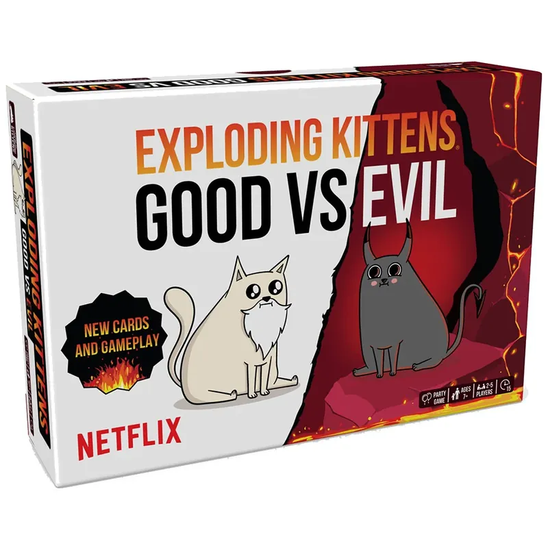 Outlet | Exploderande kattungar Good vs. Evil Party Game