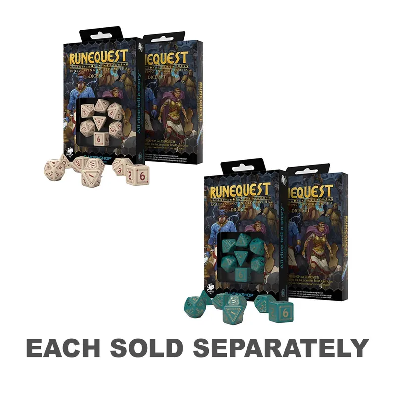 Kanonerbjudande | Q Workshop Runequest Dice Set 7st