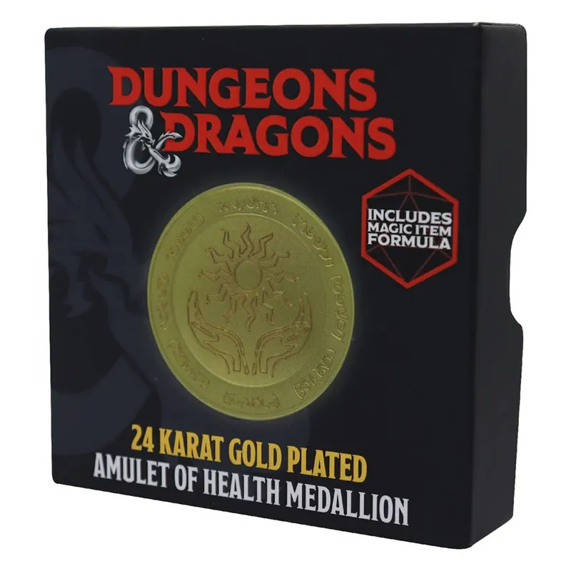 Dungeons & Dragons 24k Gold Plated Medallion - Begränsat lager
