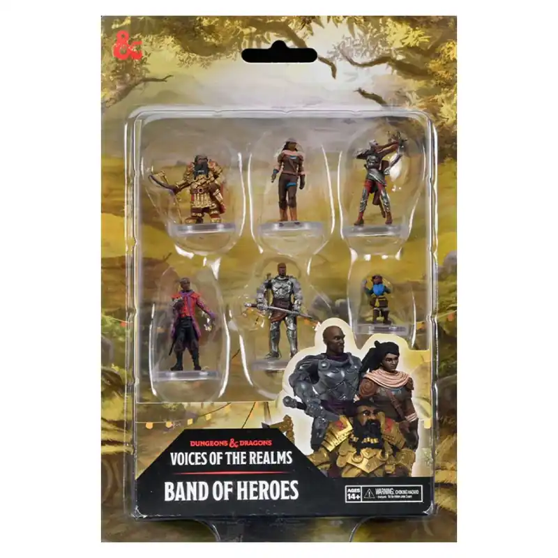 Superpris | D & D Voices of the Realms Band of Heroes Mini Figure Set