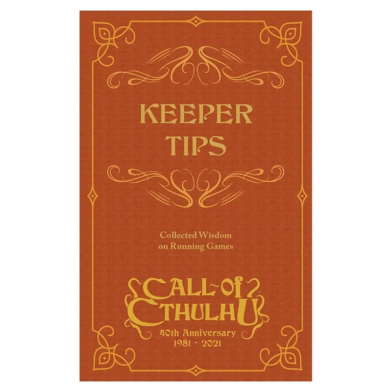 Professionell kvalitet | Call of Cthulhu Keeper Tips Collected Wisdom Book
