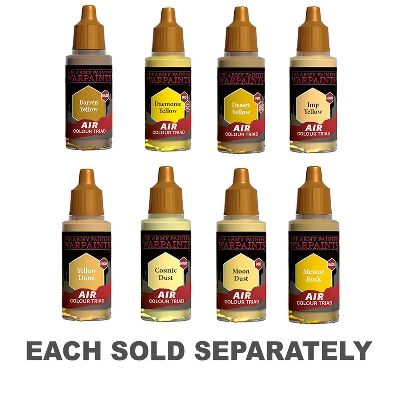 Army Painter Air Color Triad 18 ml (gul) - Tidsbegränsat erbjudande