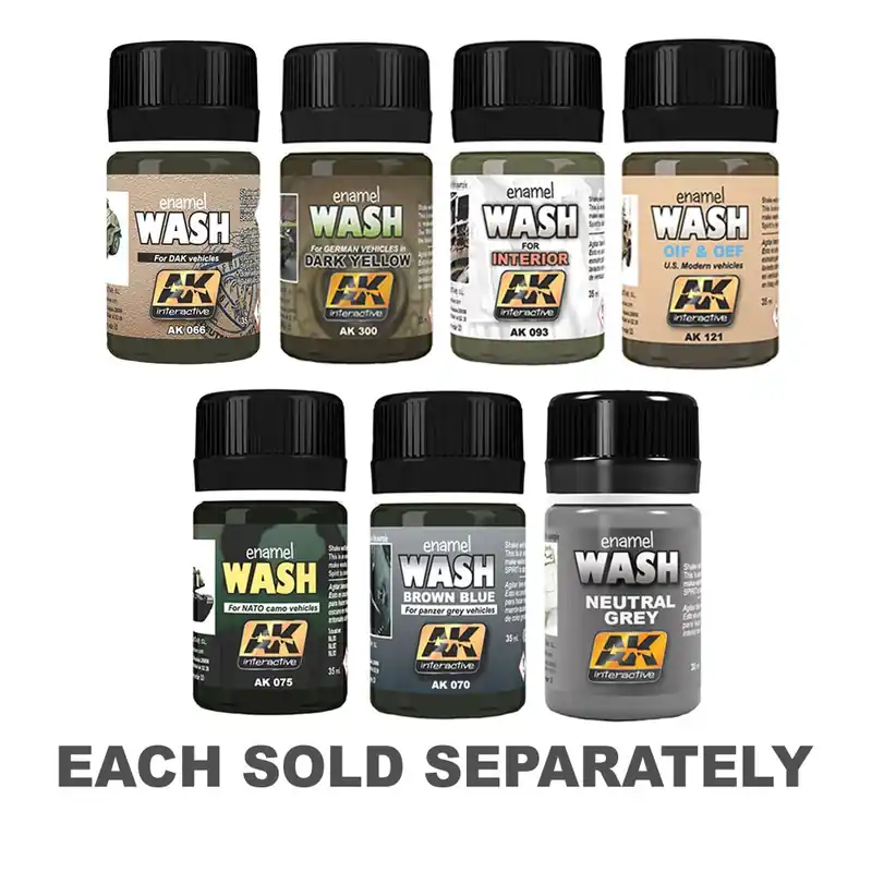 AK Interactive Emamel Wash Modeling Kit 35 ml - Fynd