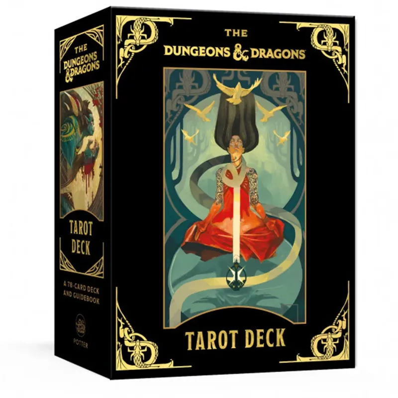 Skaffa nu | D&D Card Game Tarot Deck 78-kortdäck och guidebok